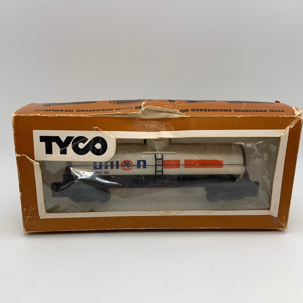Vintage Tyco Union Tanker Freight Train SPKX 130 HO Scale Model Train w/ Box